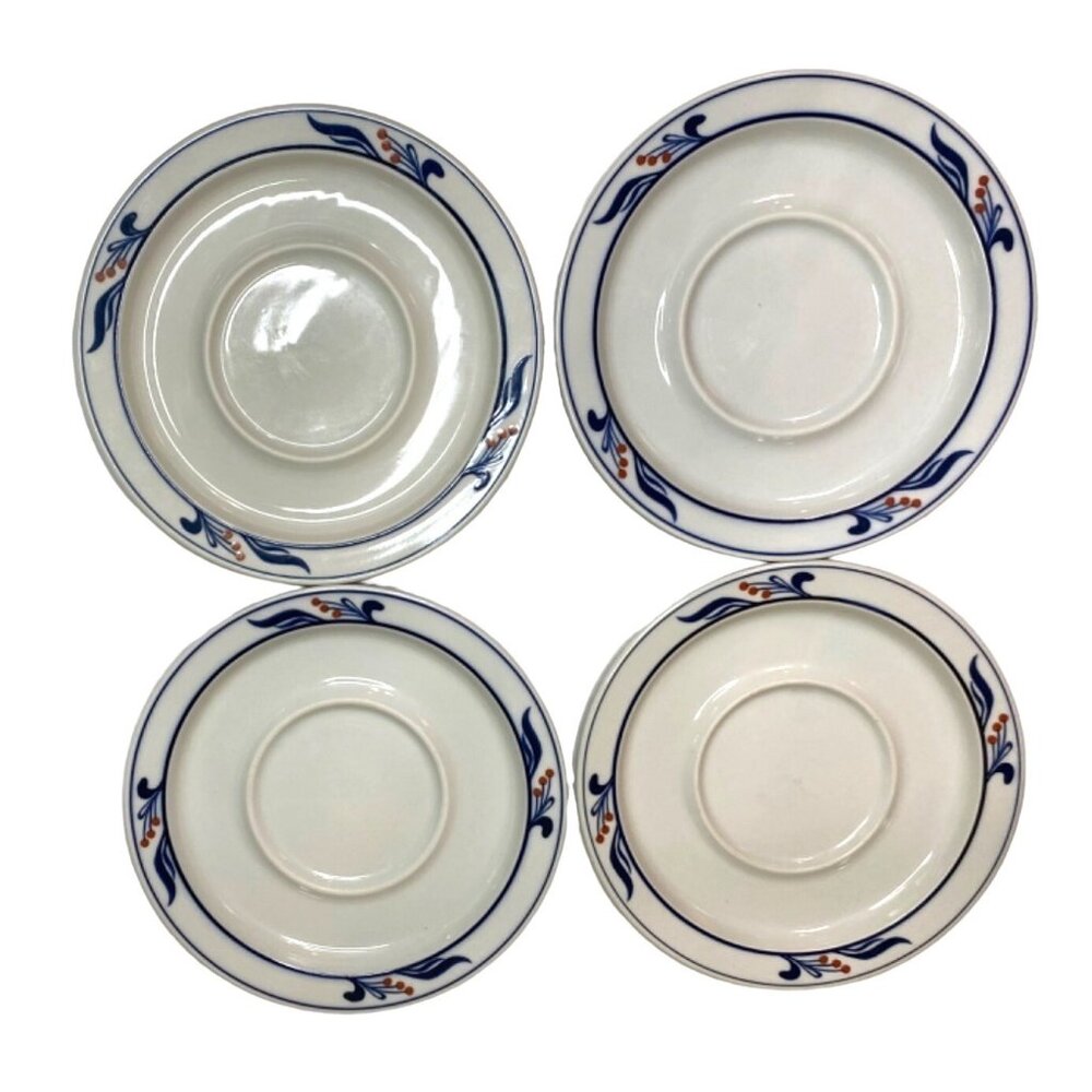 Dansk Bistro Maribo Blue 5.75" Saucer Plates (Set of 4)
